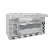 Гриль электрический на 12 кур со  встроенной тепловой витриной на 9 кур  МК- 8.12В