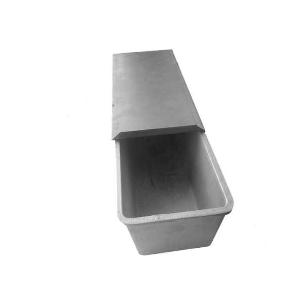 3-х секционная литая форма для тостового хлеба 300Х120Х120 мм с индивидуальными крышками